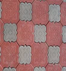 Flowered paving cabro